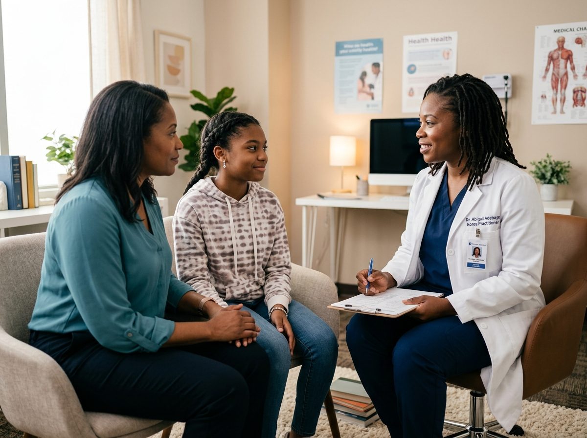 Adolescent Gynecology Consultation with Dr. Mispa Afueh
